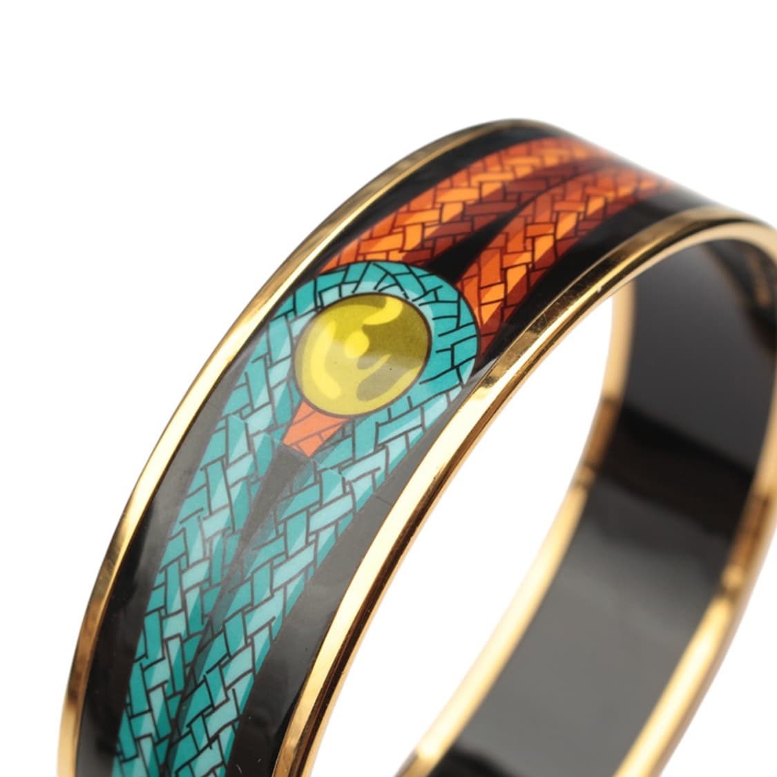 에르메스 투톤 위빙패턴 금장 뱅글 상품이미지4