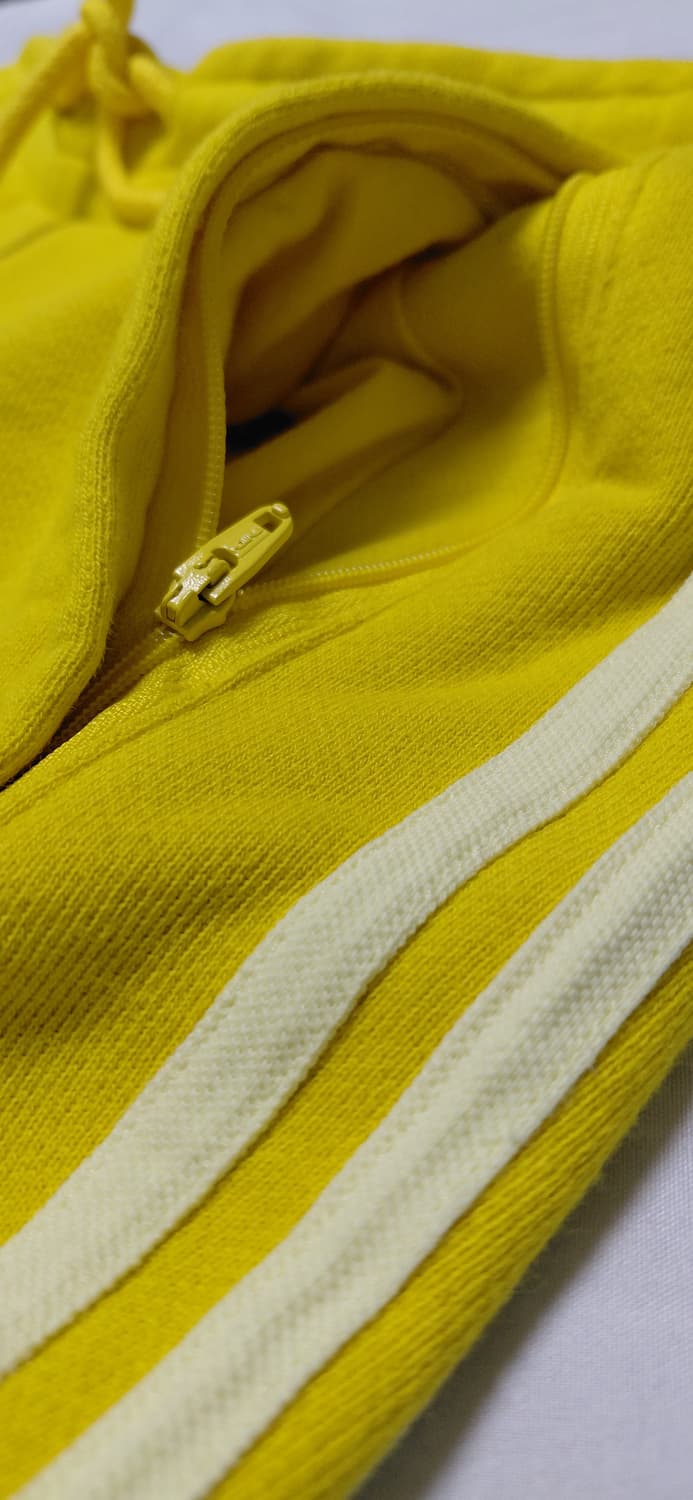 [M] 아디다스 오리지널스 3-스트라이프 스웨트 반바지 옐로우 상품이미지6