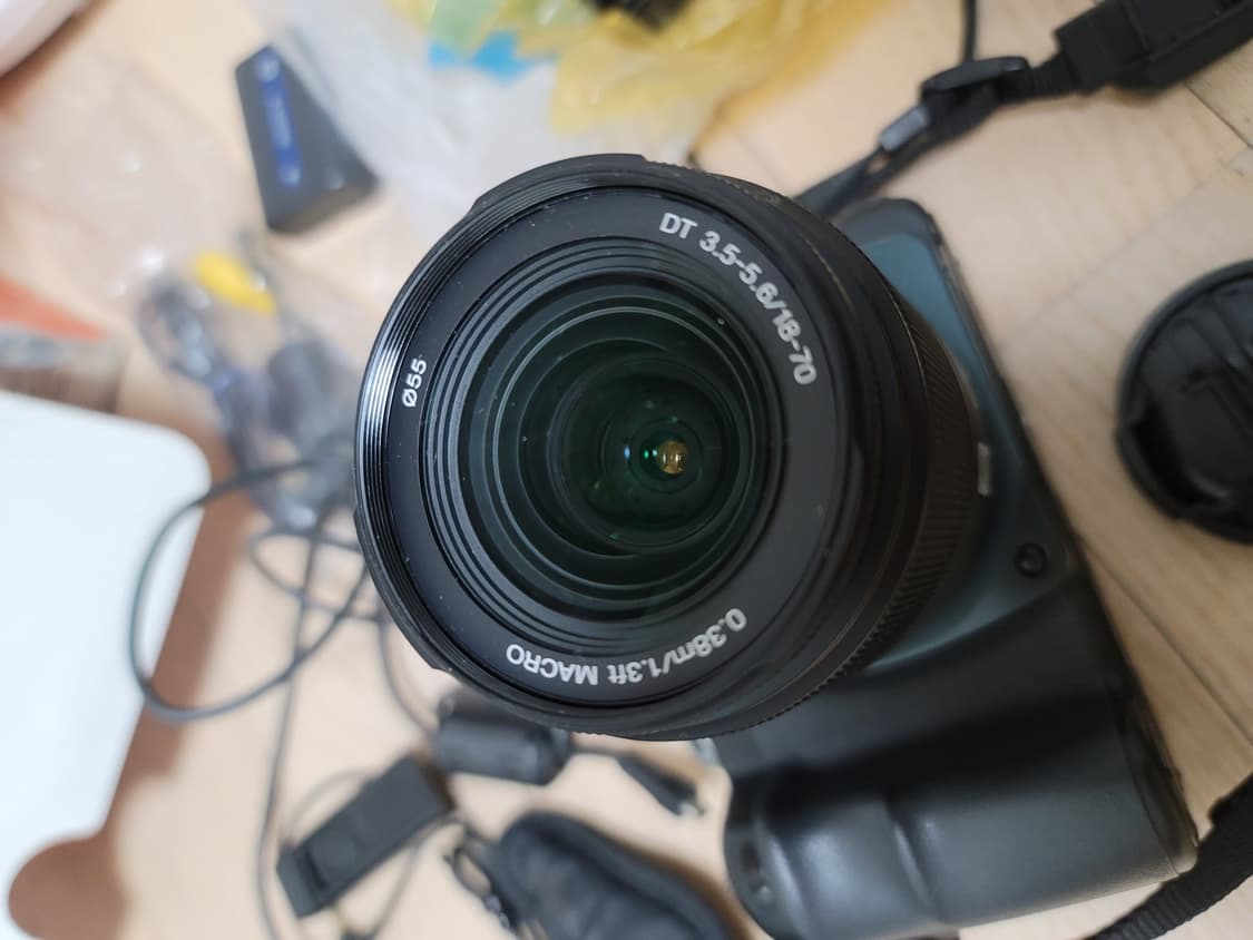 소니 알파100 A100 DSLR 풀세트 디카 렌즈2개 포함 디지털카메라 상품이미지6