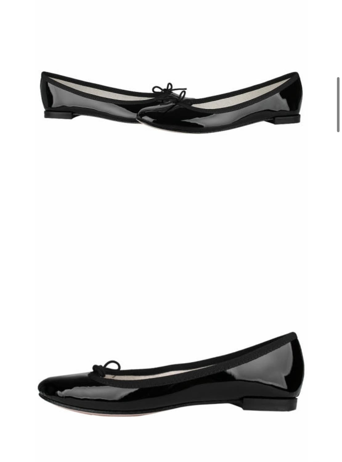 (새제품)레페토산드리옹 블랙애나멜 플랫슈즈 35 (구) 36 상품이미지4