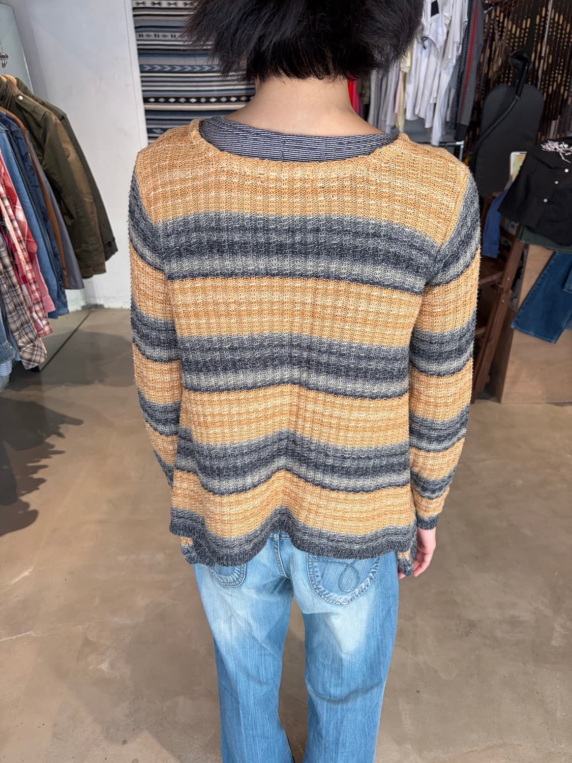 Ralph Lauren 스트라이프 니트 S 상품이미지8