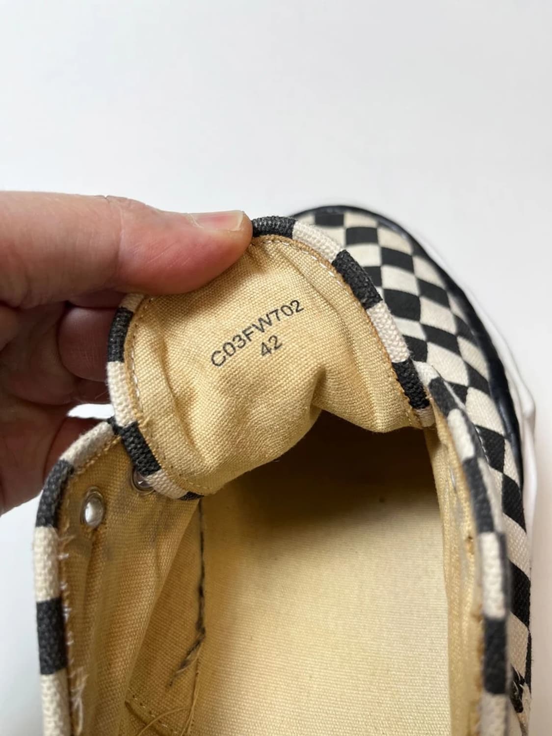 메종 미하라 야스히로 베이커 OG 솔 캔버스 로우 Q1392 상품이미지9