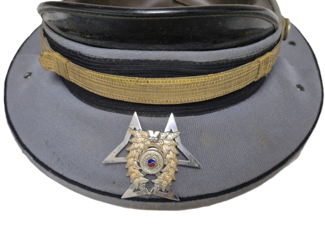 육군 구형 70s 3사관학교 생도 근무복 정복 정모 전투복 (54CM) 상품이미지6