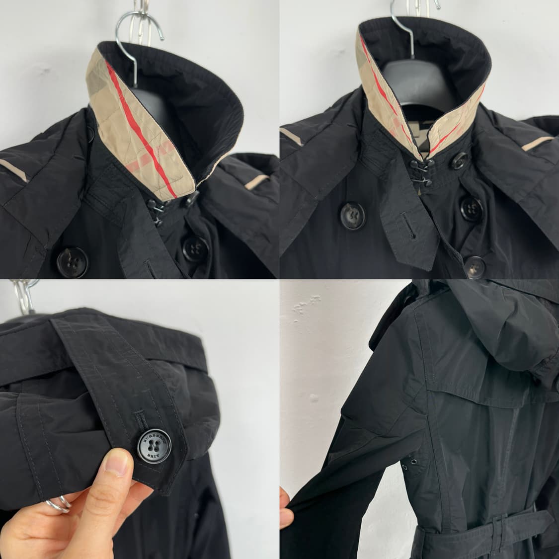 Burberry Brit Hooded High-Neck Nylon Coa 상품이미지8