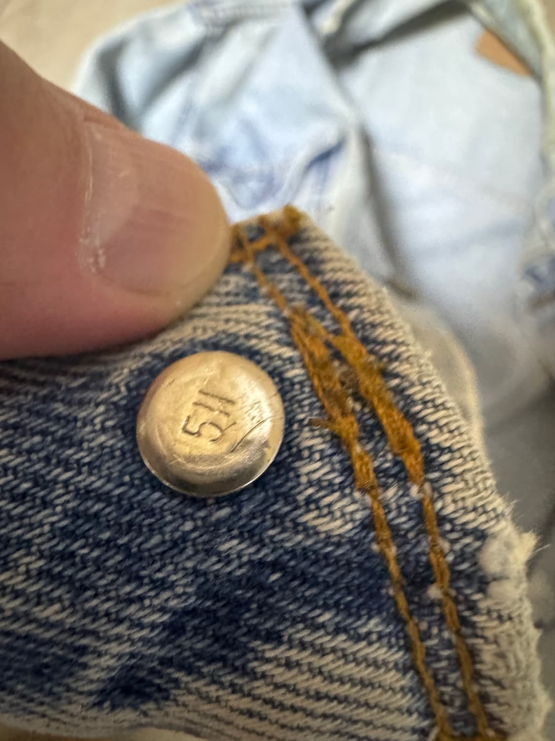 빈티지 리바이스 청자켓 M~L입는분 추천 상품이미지4