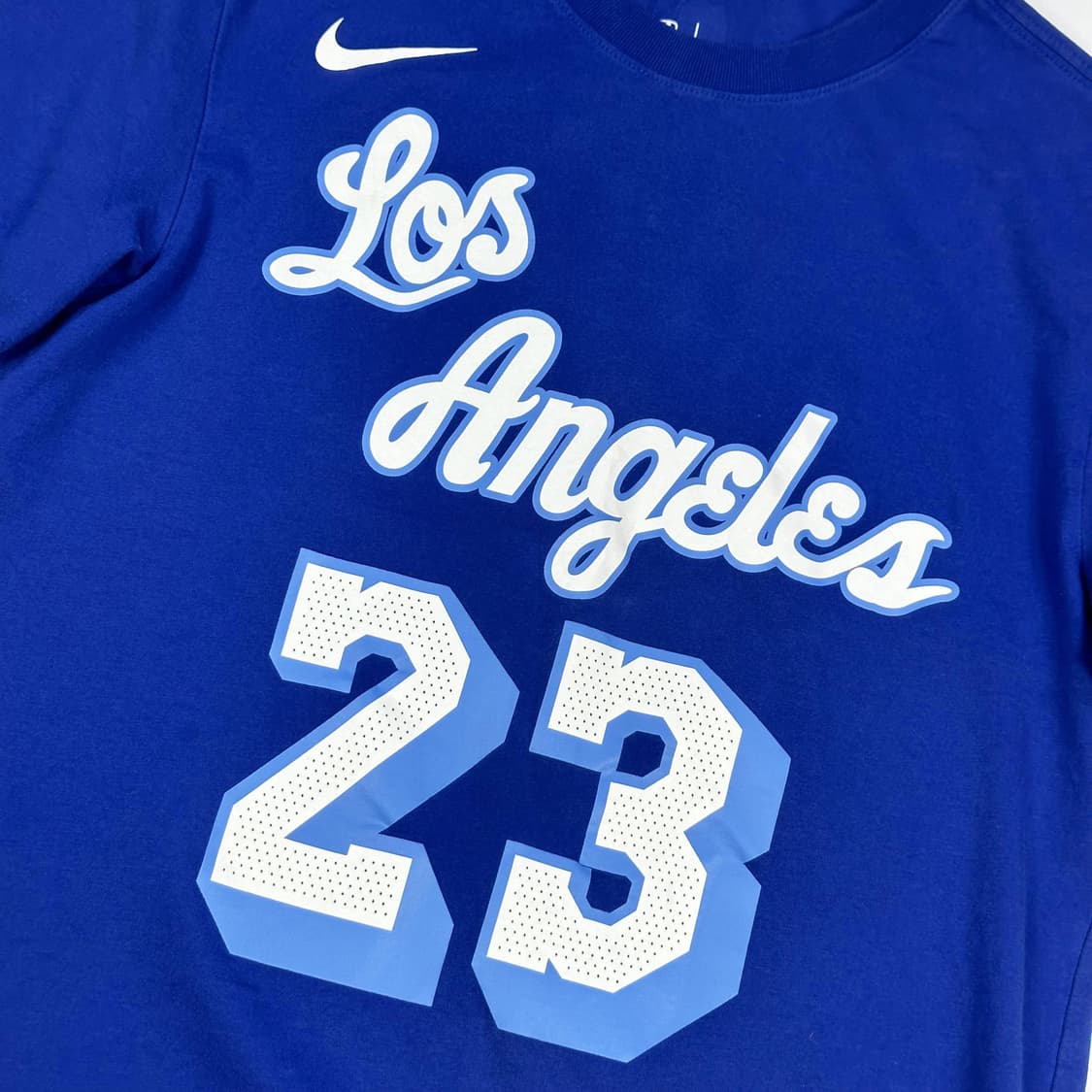 나이키 nba 레이커스 제임스 반팔티 (S 여성추천) 상품이미지4