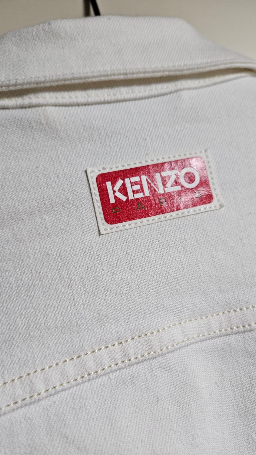 겐조 데님 자켓 화이트 정품 신품 110만원짜리 상품이미지8