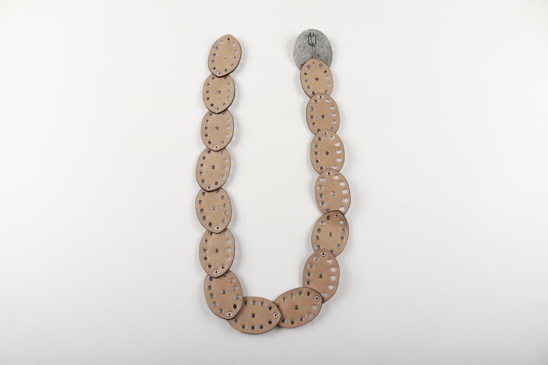 [28~36인치] 빈티지 터키석 웨스턴 레더 벨트 상품이미지3