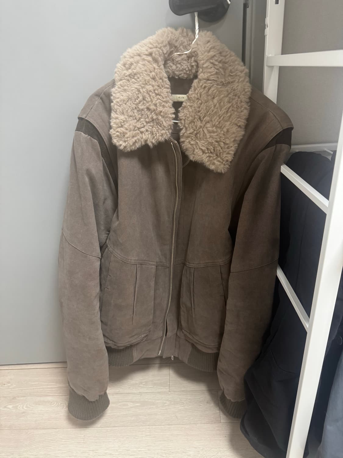 [S] 엑슬림 xlim ep6 04 퍼 자켓 브라운 상품이미지2