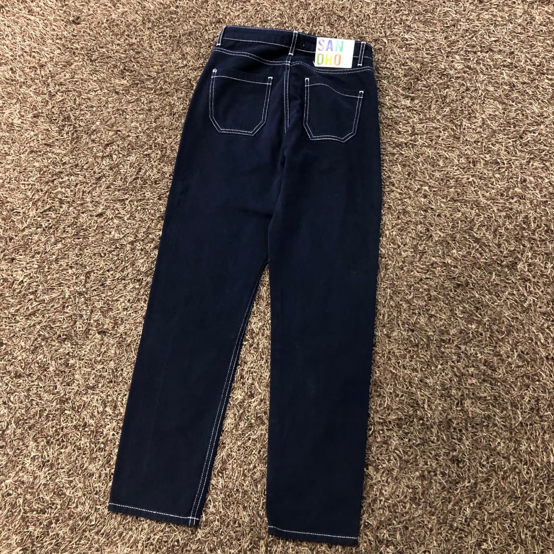 산드로 스티치 셀레스틴 슬림핏 데님 팬츠 상품이미지5