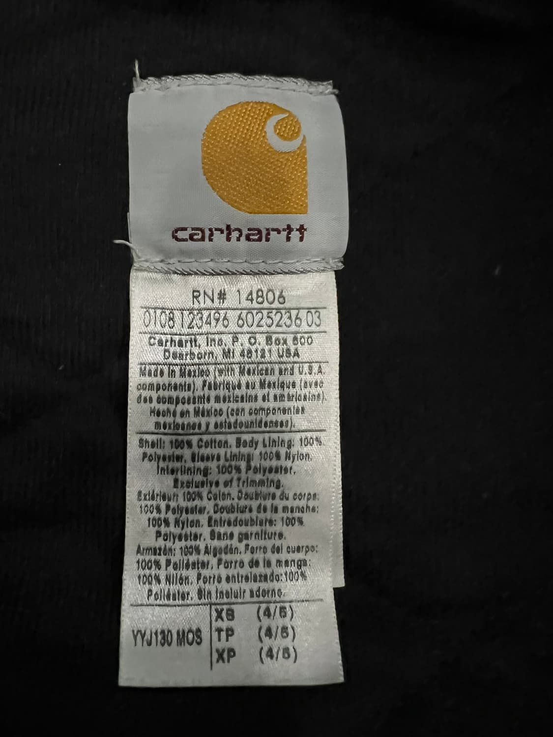 (XS) 칼하트 후드 덕 액티브 보이즈 자켓 YYJ130 MOS 모스그린 상품이미지4