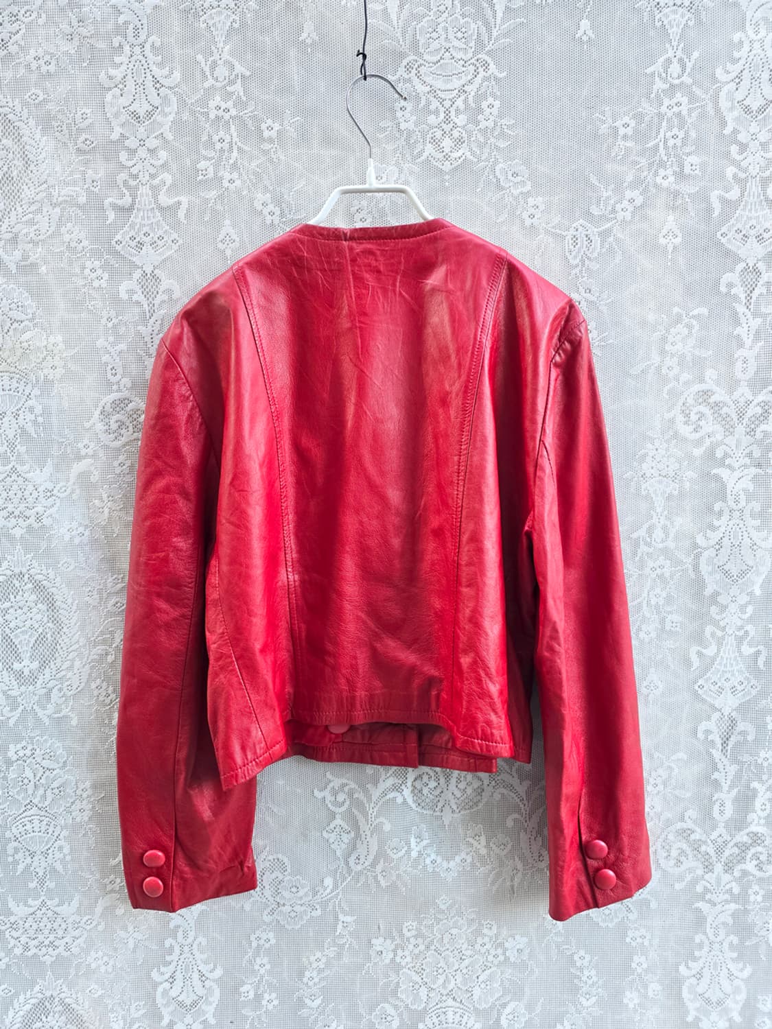 빈티지 램스레더 자켓 이태리 메이드 상품이미지5