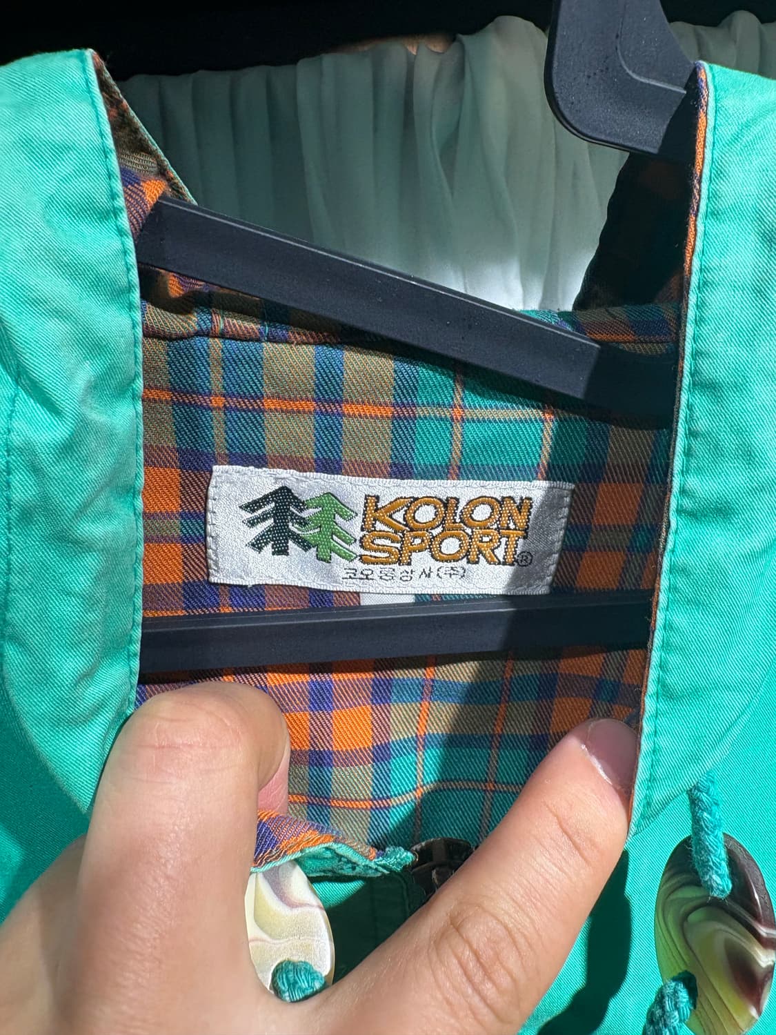 90s 코오롱 스포츠 후드 베스트 L 상품이미지6