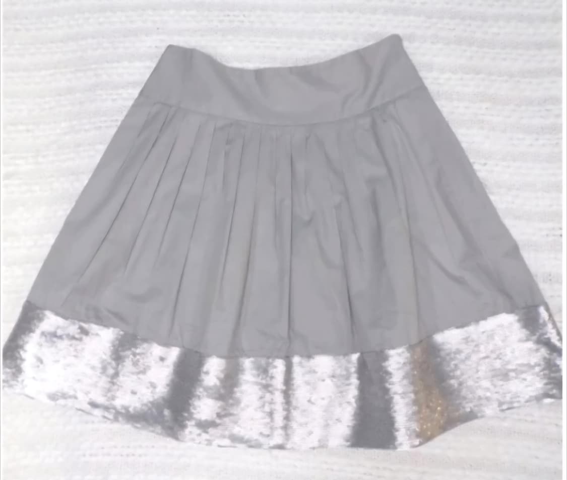 Theory 그레이 셔링 스팽글 스커트 사이즈 4 55-66 상품이미지5
