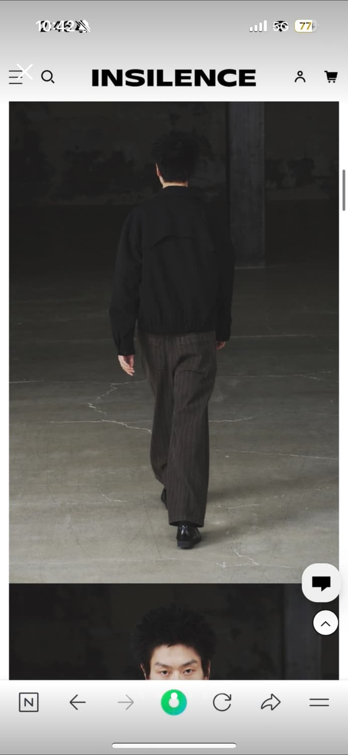 [L]인사일런스 울 서커 웨스턴 자켓 BLACK(25년) 상품이미지2