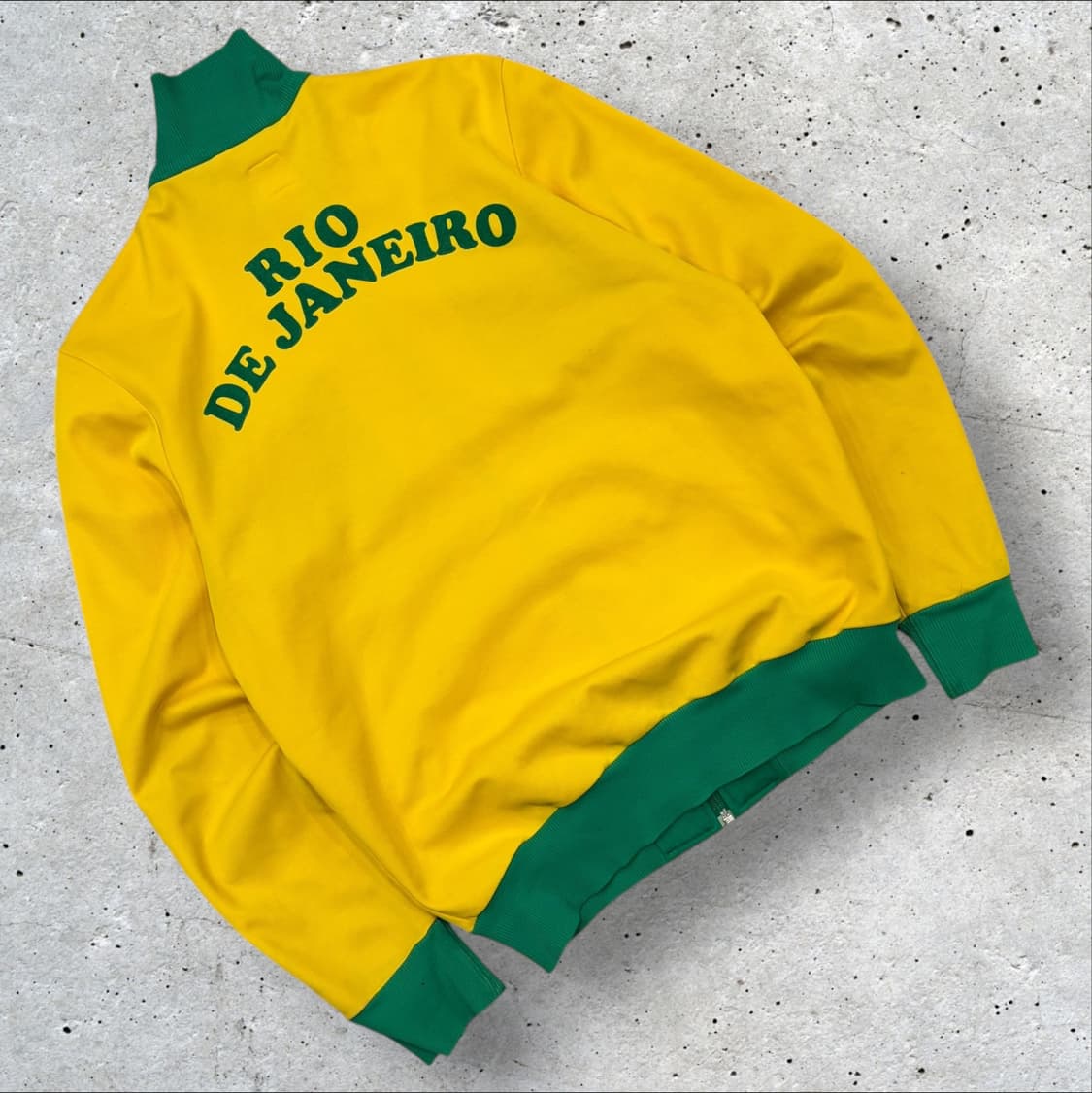 [95] 00s 아디다스 브라질 삼바 트랙 자켓 옐로우 B576 상품이미지2