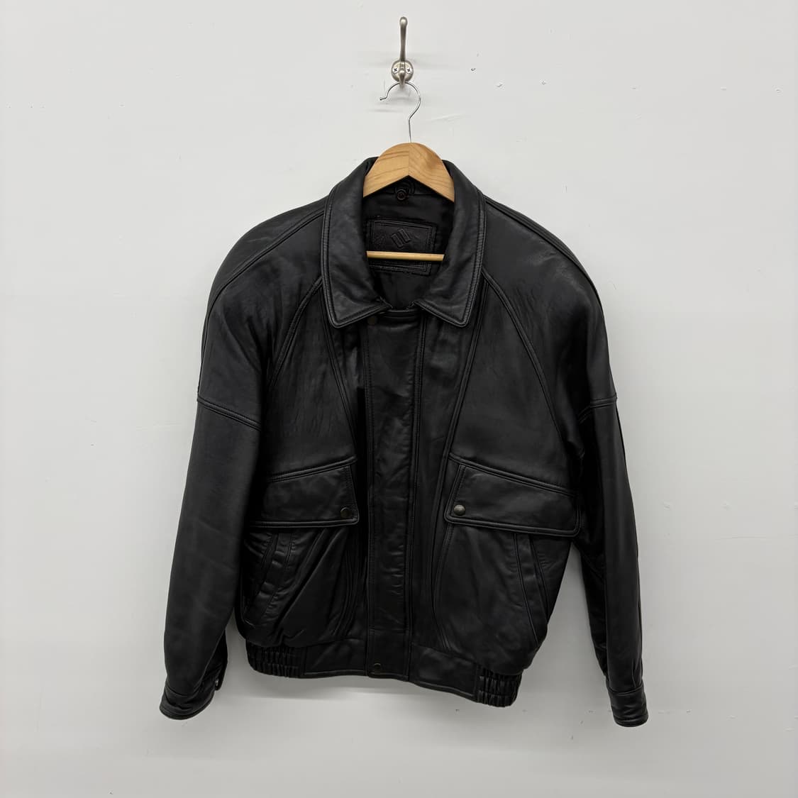 양가죽 블루종 자켓 블랙 남L 상품이미지1