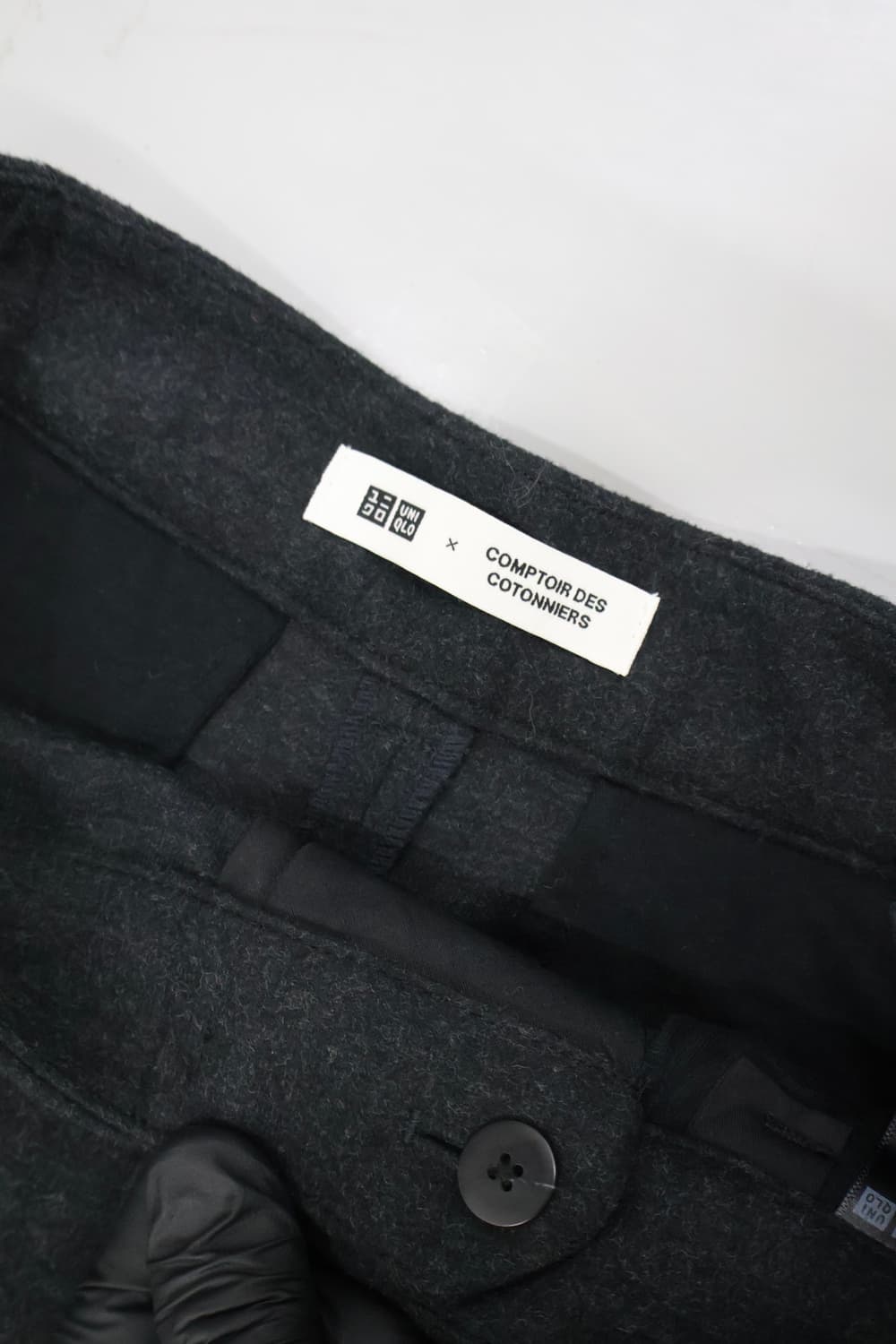UNIQLO x Comptoir Wool Slacks Gray 상품이미지3