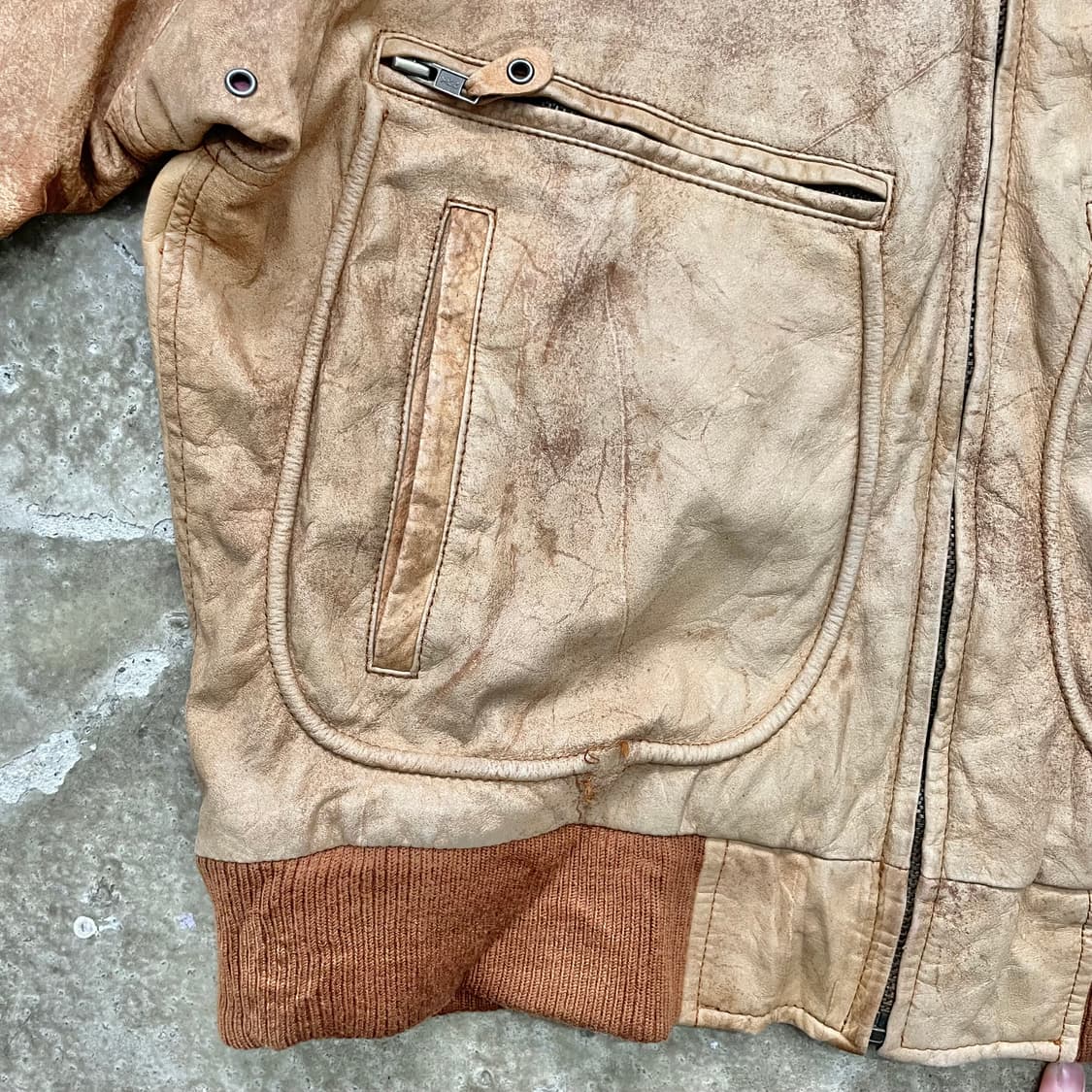 빈티지 리바이스 레더 자켓 42 (실측 XL) 상품이미지7