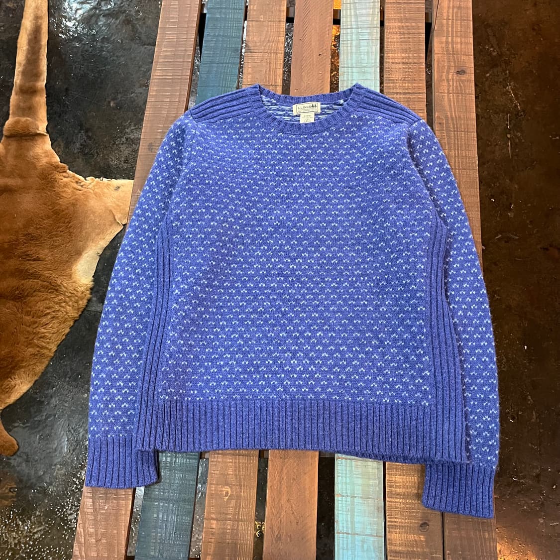 빈티지 엘엘빈 니트 스웨터 상품이미지1