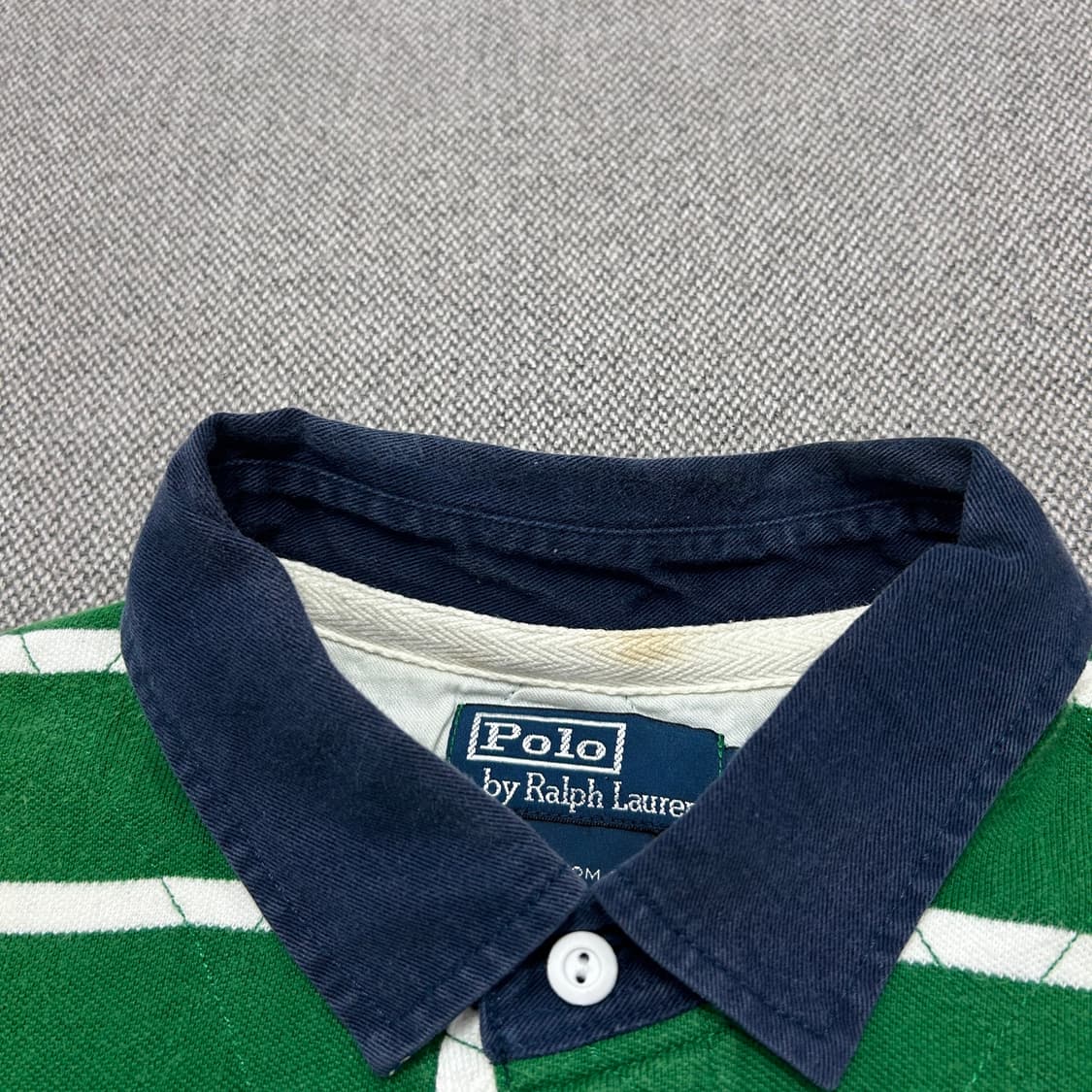 폴로 스트라이프 럭비 카라티(XL) 상품이미지5