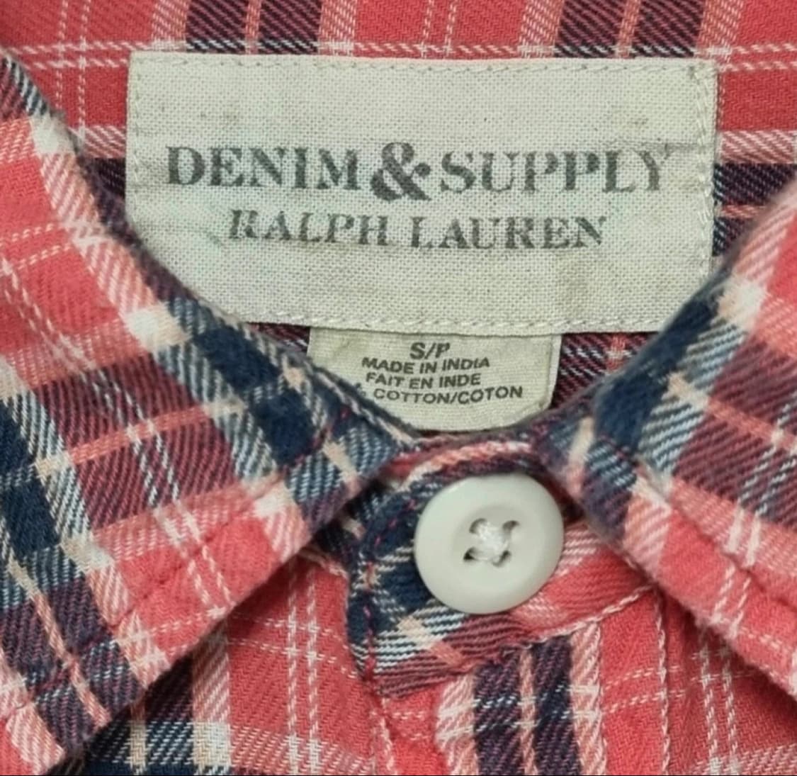 DENIM&SUPPLY 랄프로렌 플라넬 체크 남방 S 상품이미지2