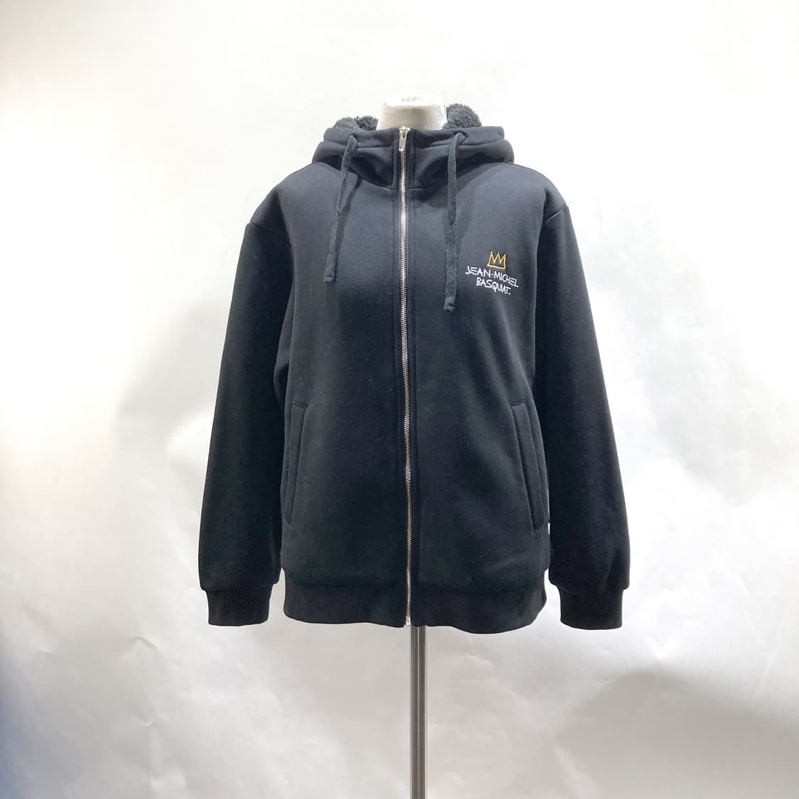 장미쉘바스키아 2022 여성뽀글이후드집업 90  상품이미지1