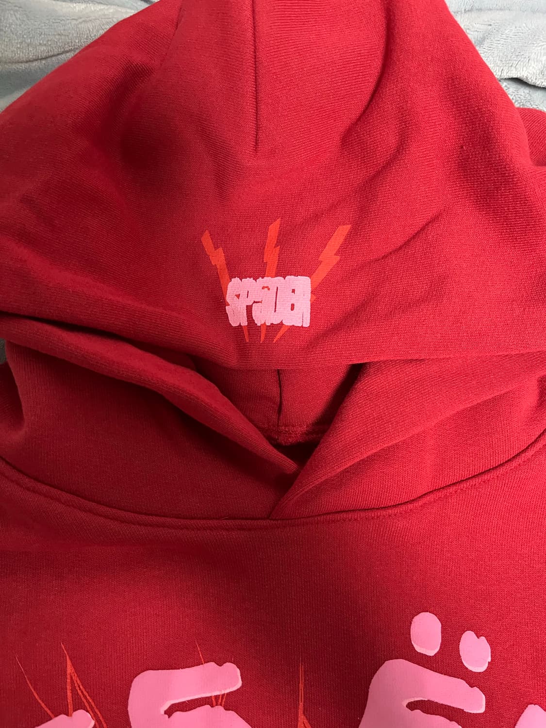 sp5der Red Hoodie  상품이미지4