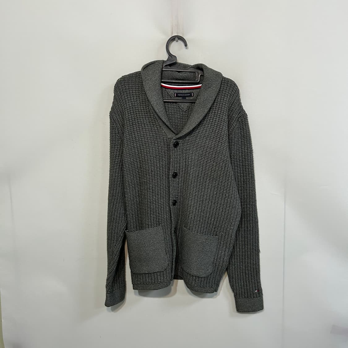 타미힐피거 남성 숄카라 가디건 XL  상품이미지1