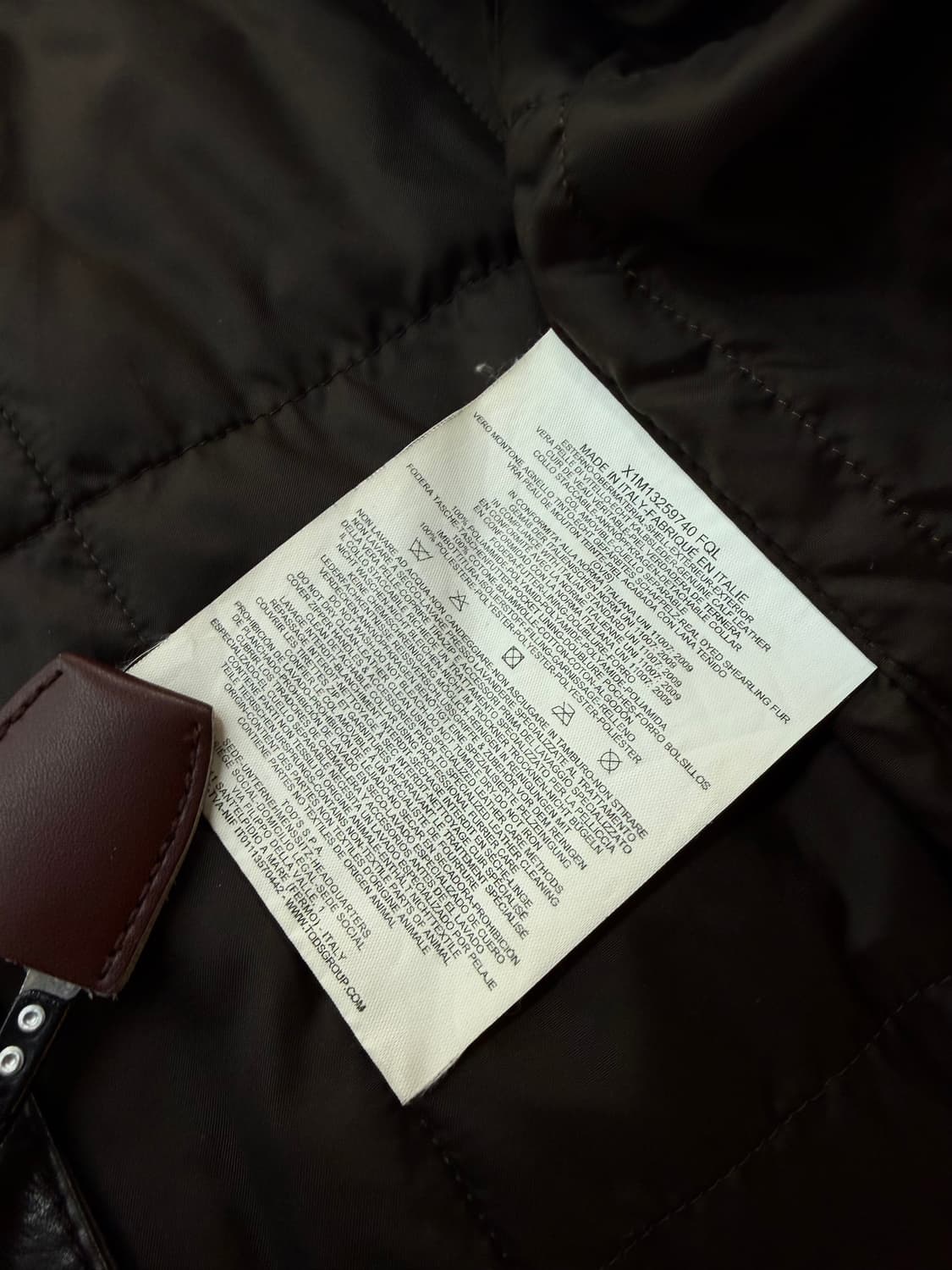 XXL/ 토즈 무스탕 카프레더 롱 자켓 상품이미지9