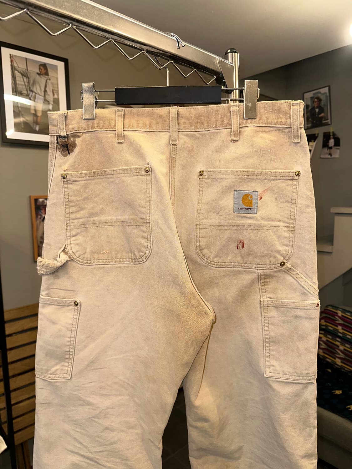 90’s Carhartt double knee repair work 상품이미지10