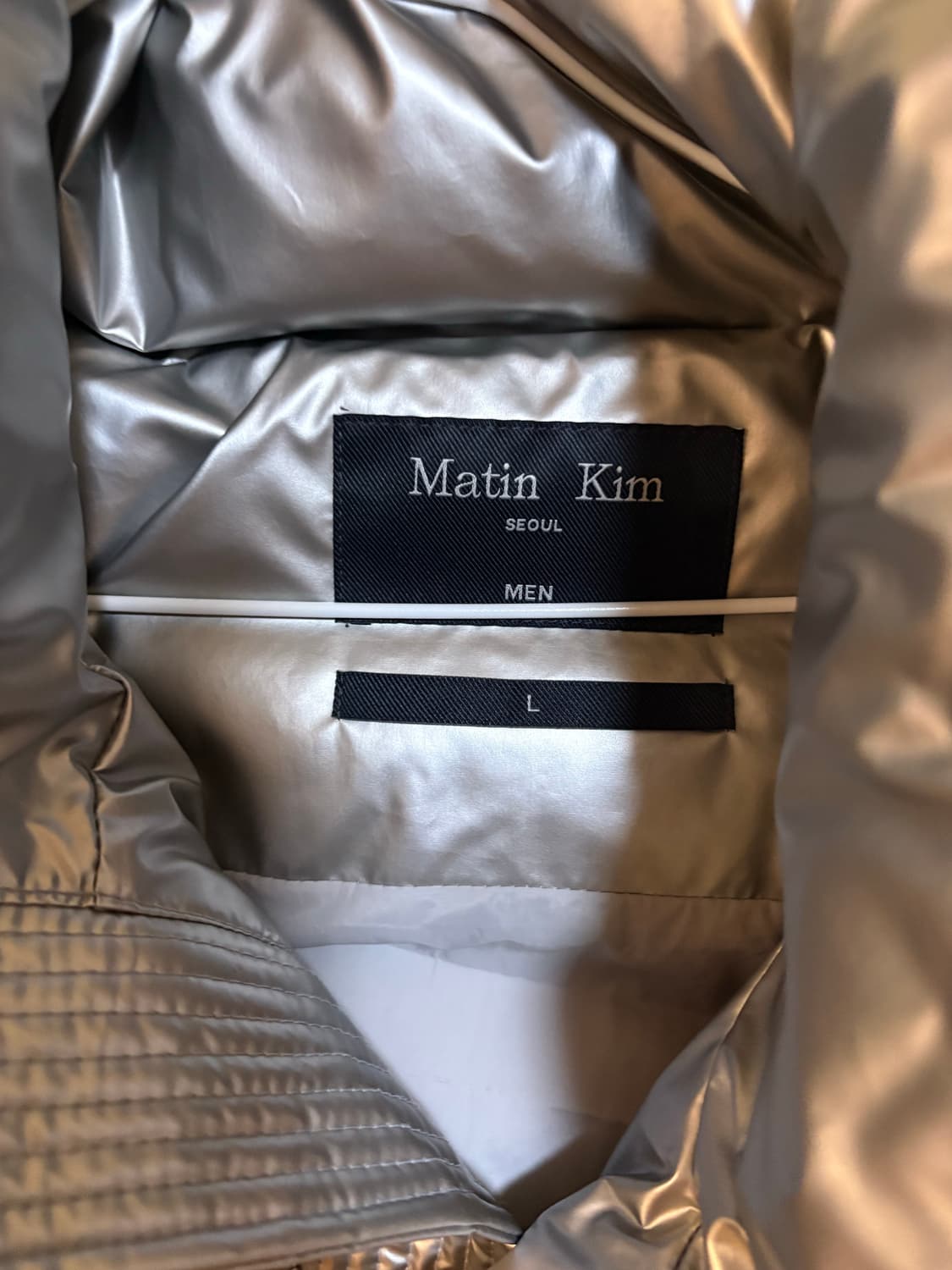 마뗑킴 빅 로고 포인트 다운 조끼 상품이미지2