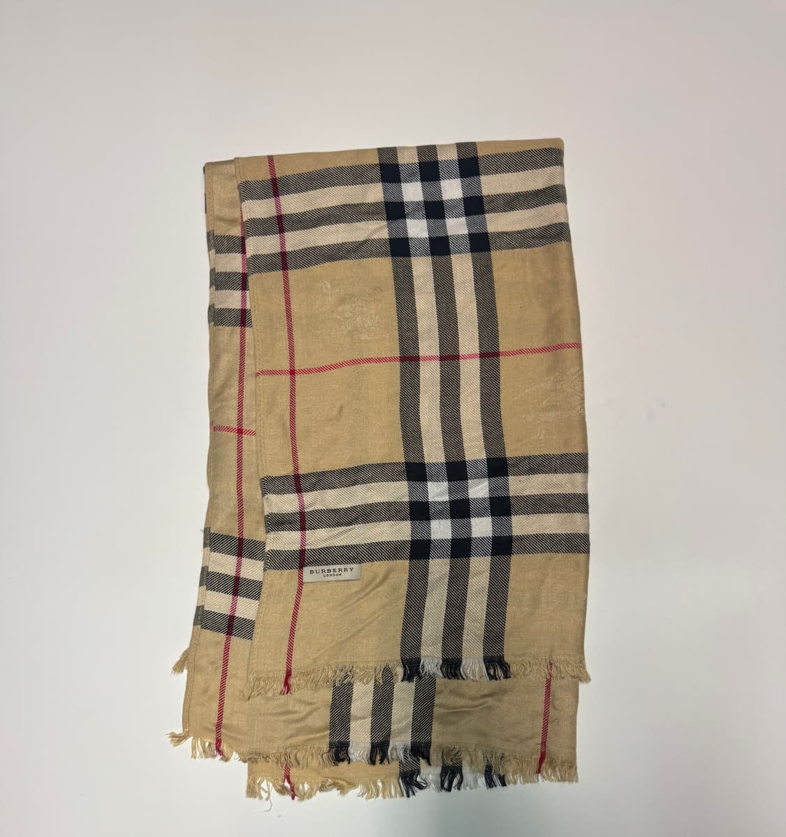 버버리 런던 커스텀 빅 사이즈 시그니처 체크 머플러 상품이미지1