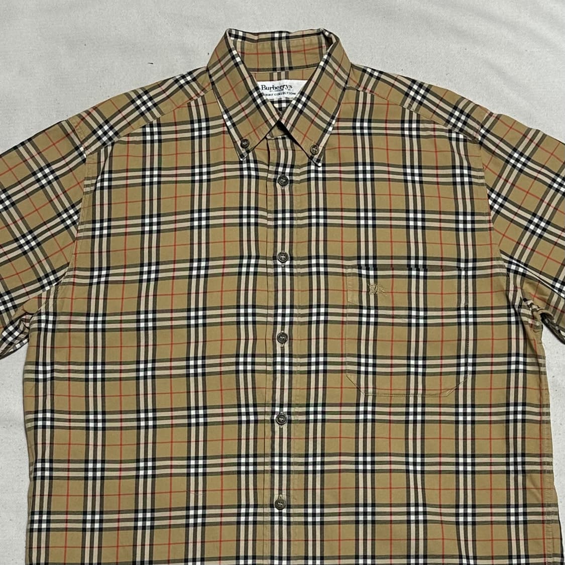 S 버버리 노바체크 반팔 셔츠 상품이미지1