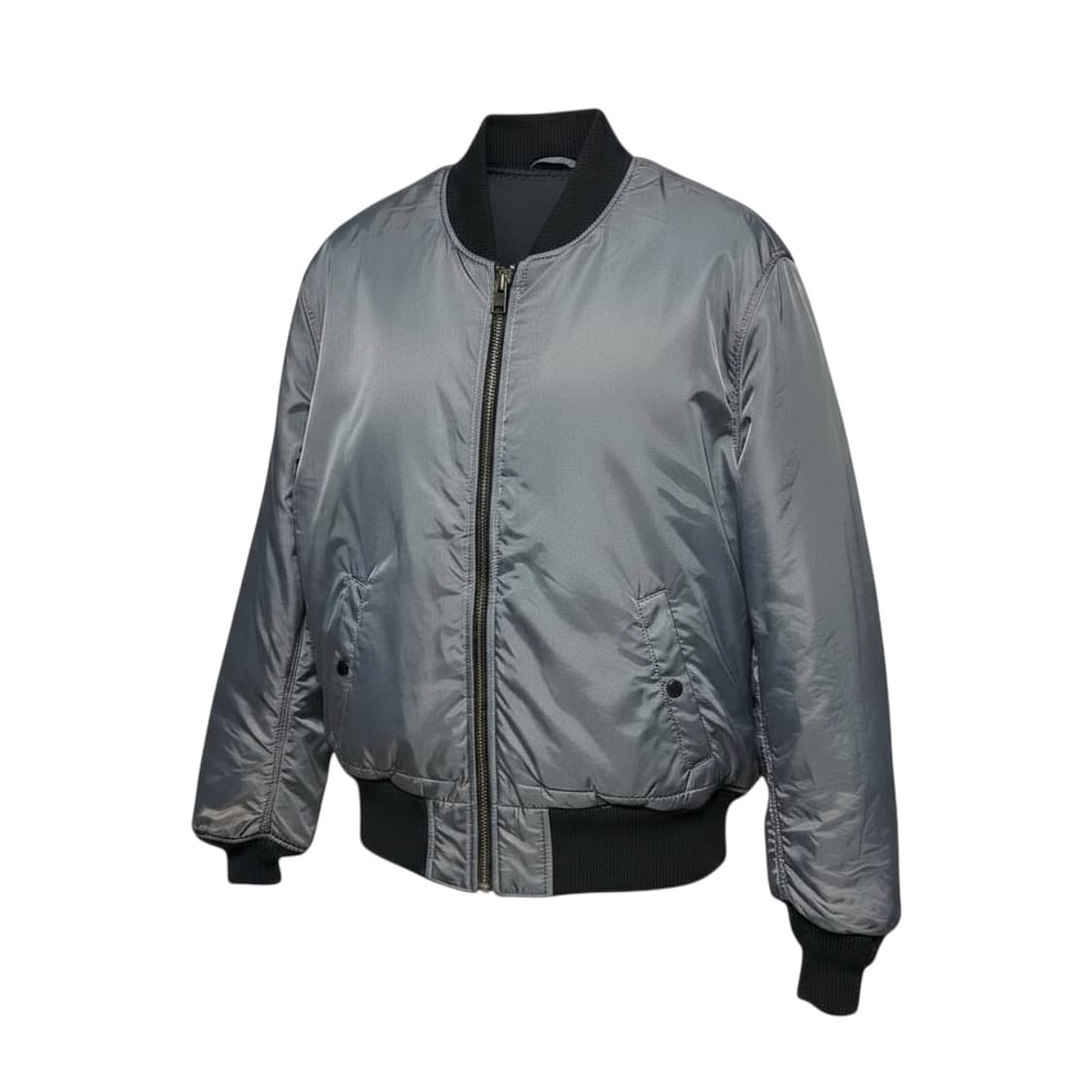 알파인더스트리 MA-1 블랙 그레이 양면 자켓 상품이미지2