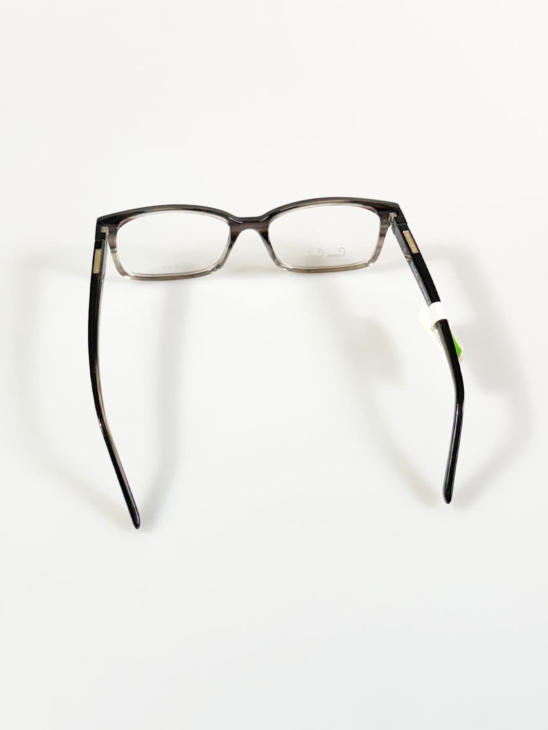 PIERRE CARDIN 스모크 그레이 뿔테 스퀘어 빈티지 안경 상품이미지5