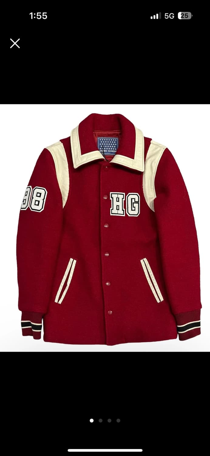 히스테릭글래머 바시티자켓 S 상품이미지1