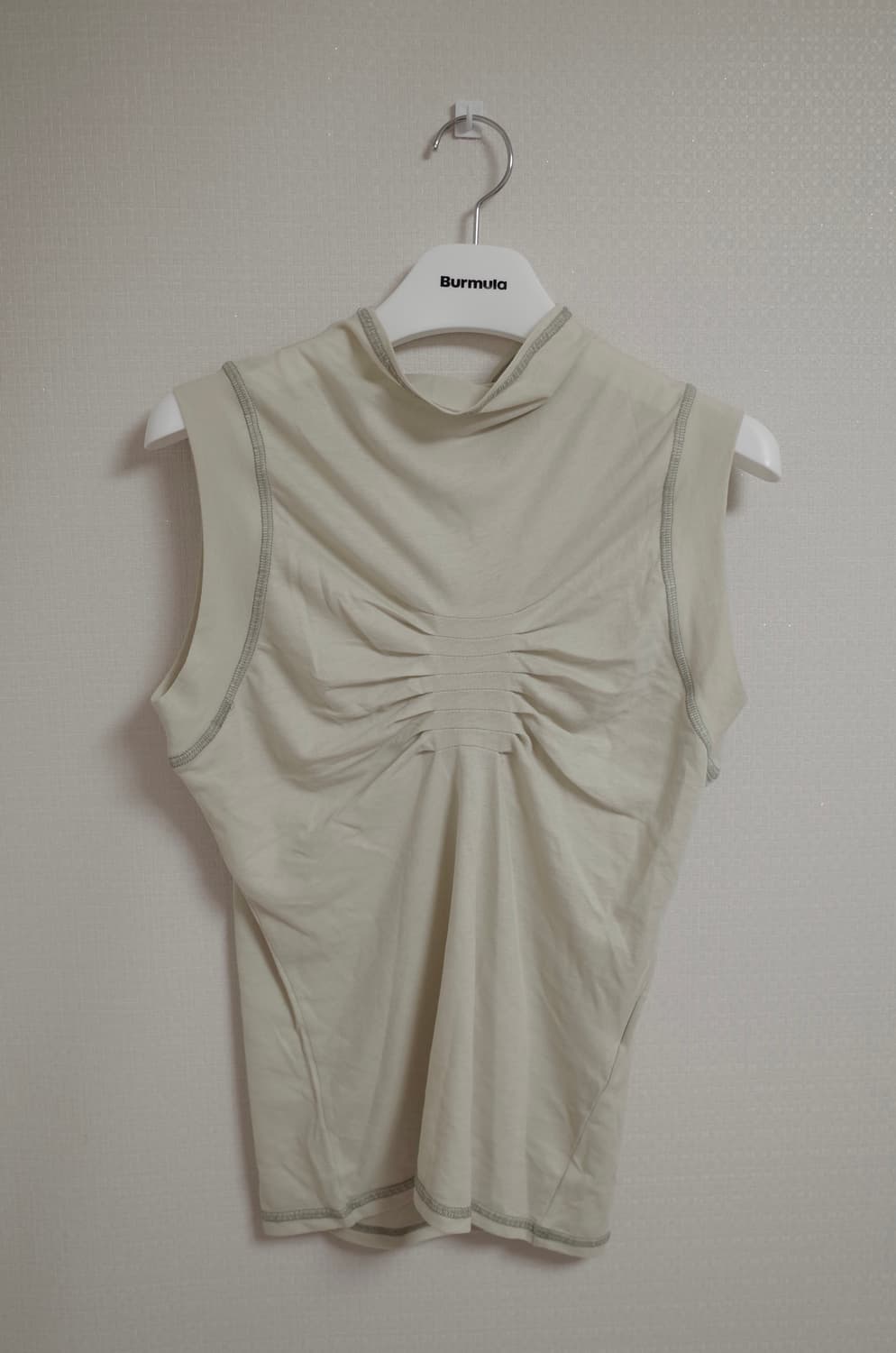 울리카상투스 Pintuck highneck top 상품이미지3