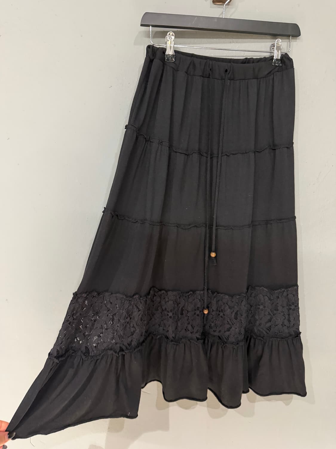 can-can frill detail long skirt 상품이미지4