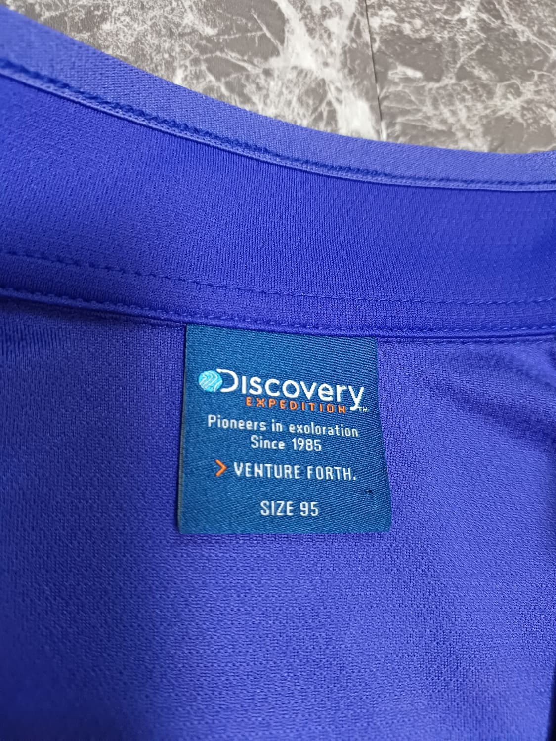 디스커버리 기능성 반집업 티셔츠 (퍼플 컬러) -M 상품이미지4