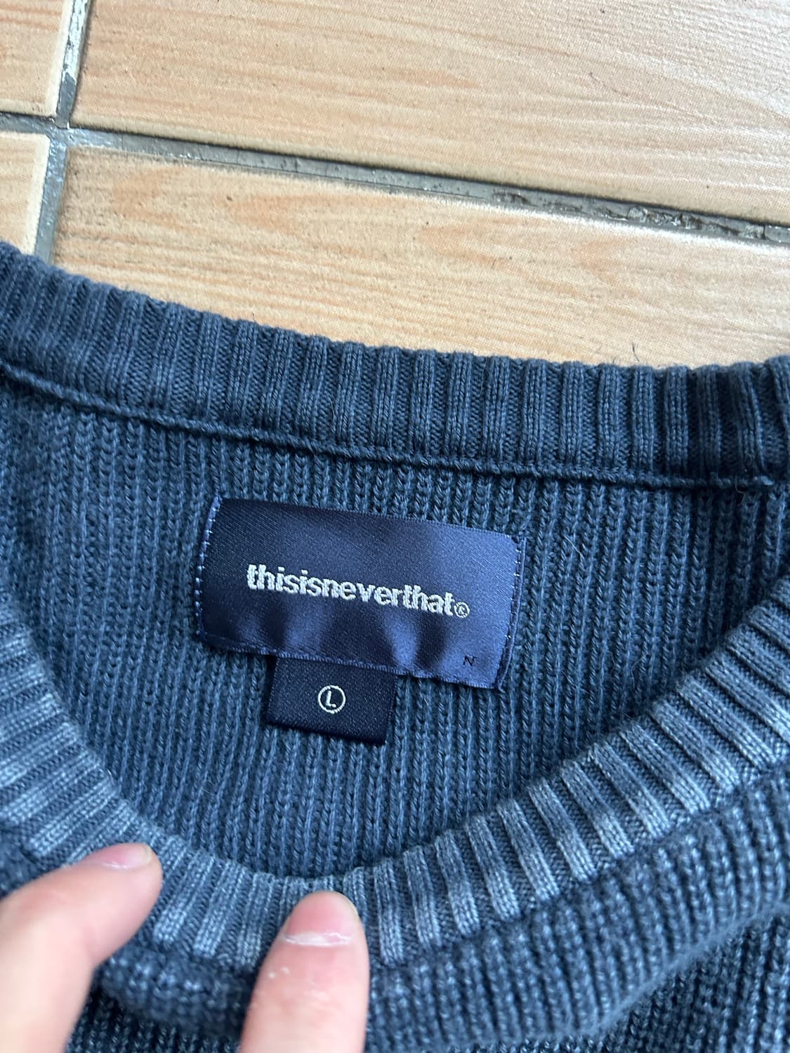 디네댓 에시드워시 코튼니트 상품이미지4