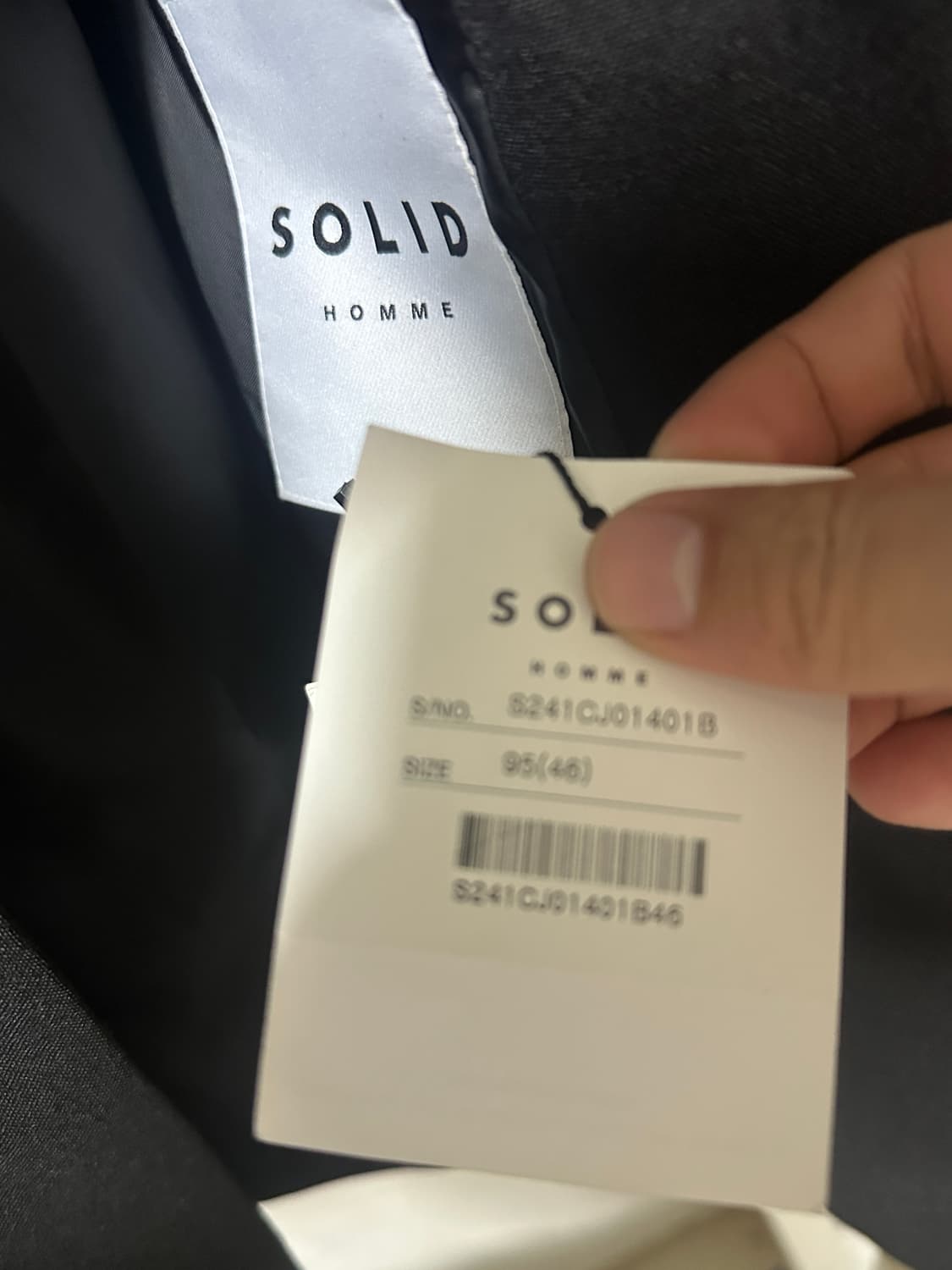 솔리드옴므 자켓 상품이미지3