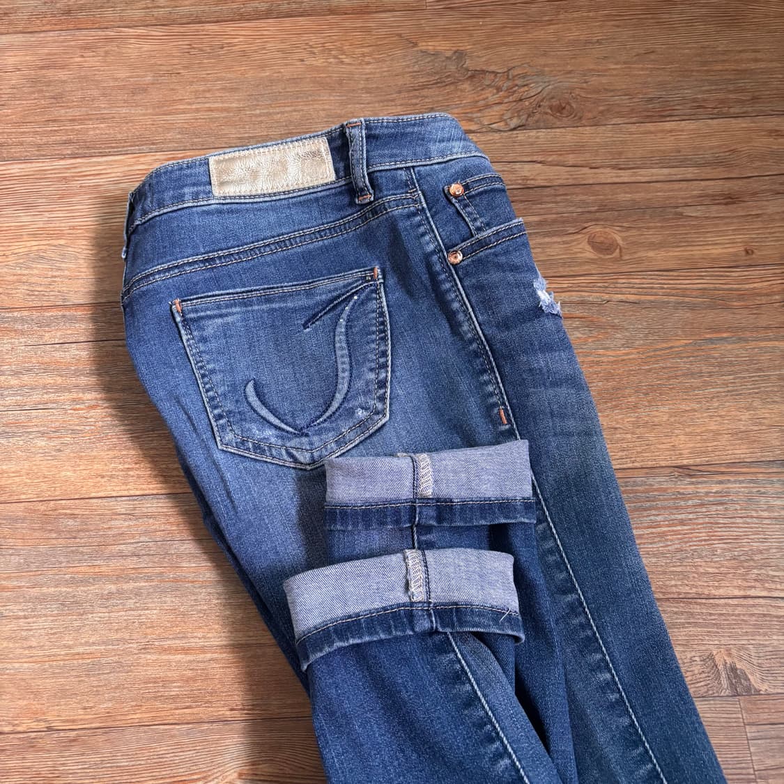 얼진 26 슬림 실루엣 스판 데님 청바지 라이센스 정품 빈티지 상품이미지4