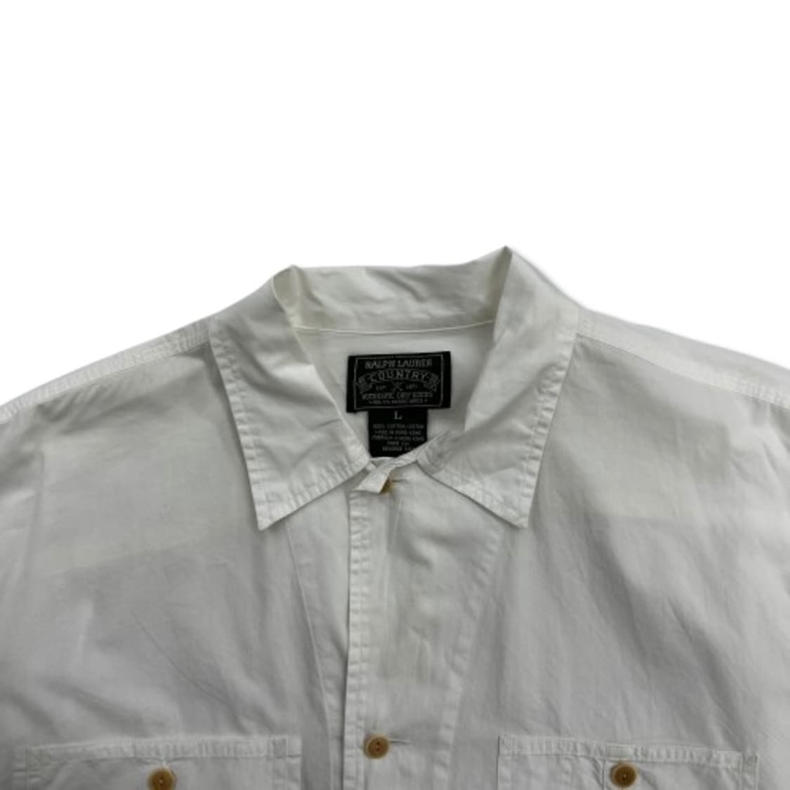 랄프로렌 컨트리 빈티지 화이트 셔츠 상품이미지4