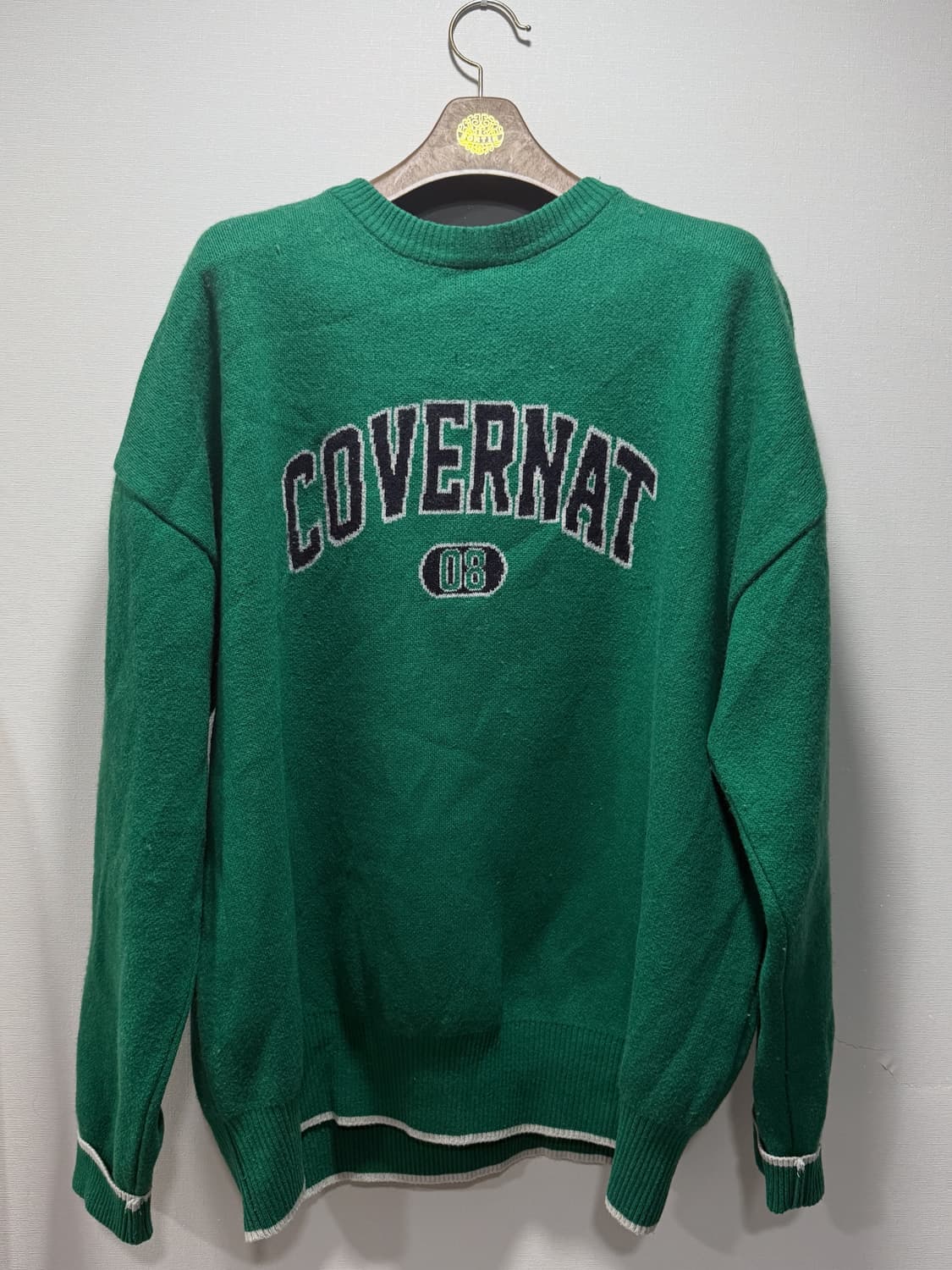 커버낫 오버핏 니트 맨투맨 XL 상품이미지2