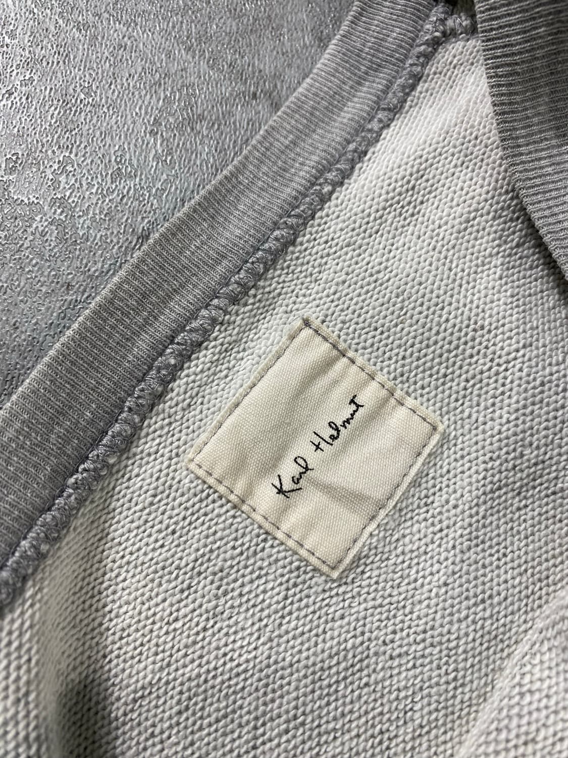 [L] Karl Helmut 칼헬무트 스펠아웃 패치워크 스웻셔츠 상품이미지6