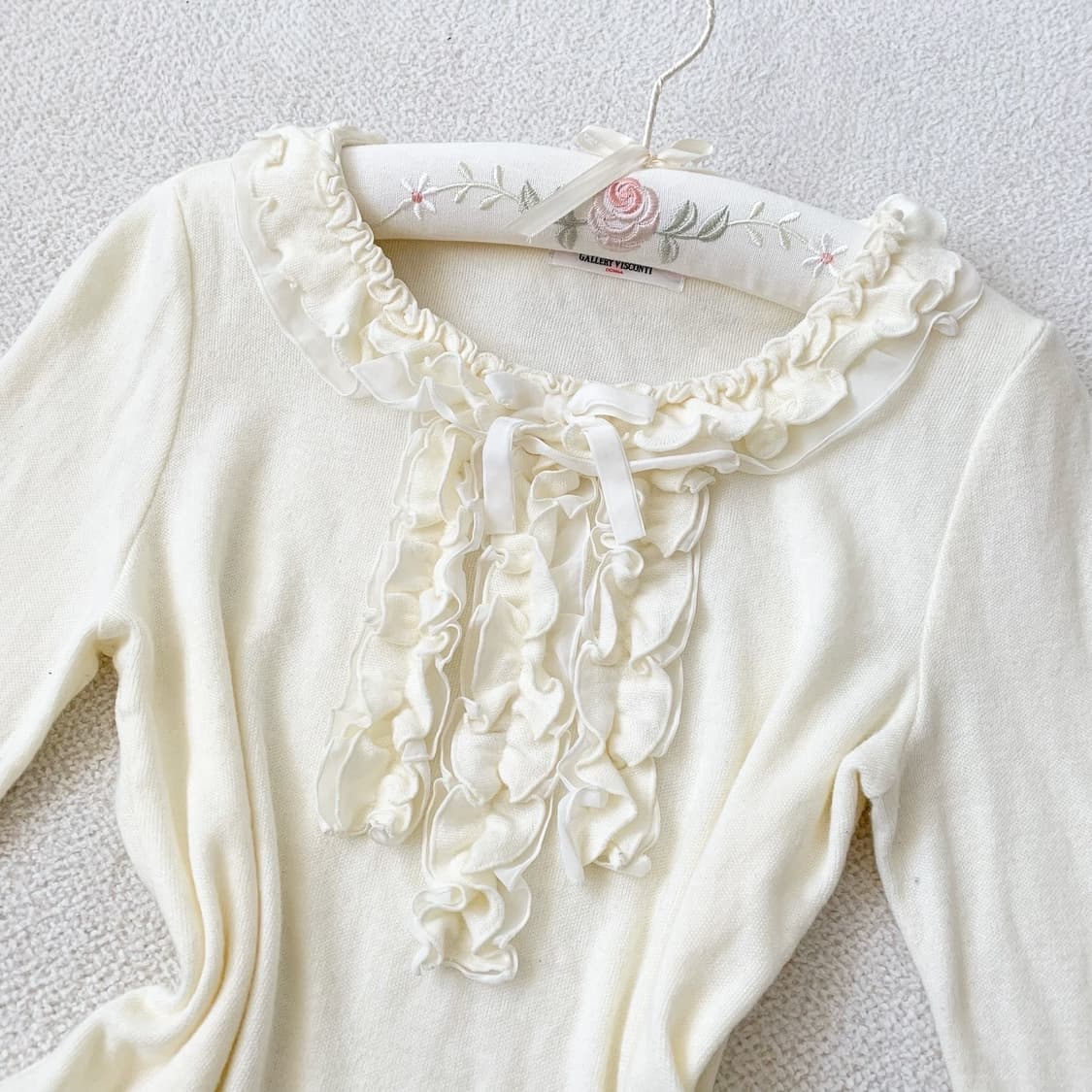 갤러리비스콘티 레이스리본 슬림핏 nt 상품이미지1