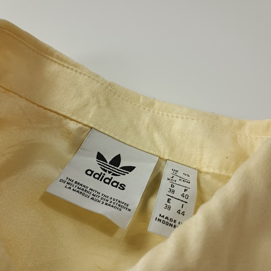 CK374 XL 아디다스 00s 오리지널 옐로우레몬 셔츠 남방 상품이미지3