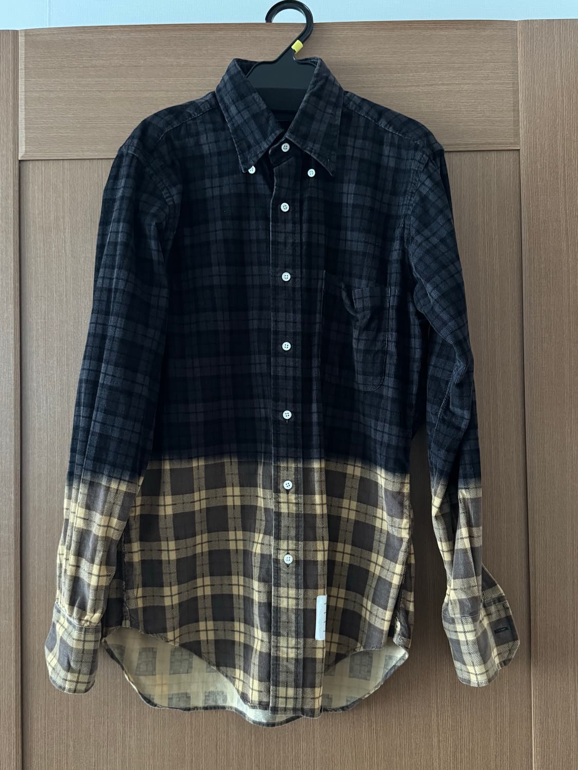 꼼데가르송 톰브라운 10꼬르소꼬모 체크 코듀로이 셔츠 (2) 상품이미지1