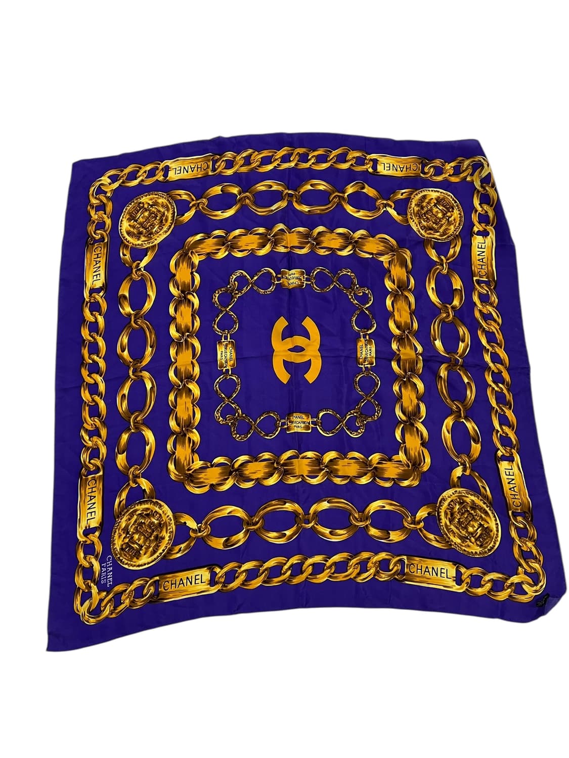 Chanel 빈티지 샤넬 실크 스카프 상품이미지3